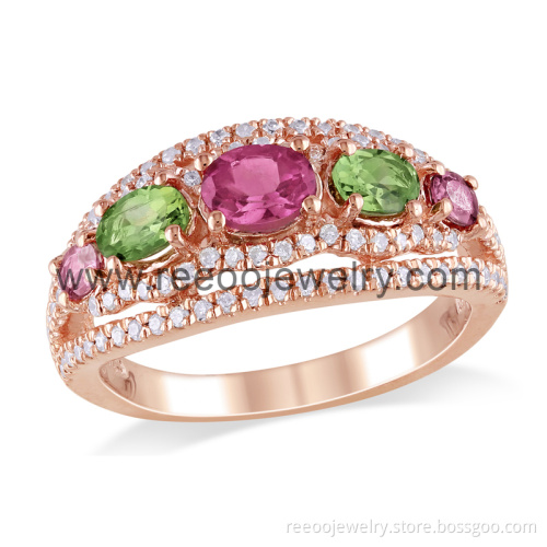 Vogue Design 925 Silver Gold Jewelry Turkish Ring, Customer Design Silver Ring